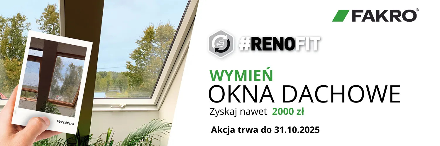 Fakro otrzymaj zwrot 500 zł przy zakupie okna