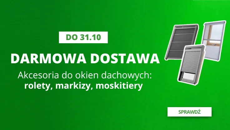 Darmowa dostawa Akcesoria do okien dachowych