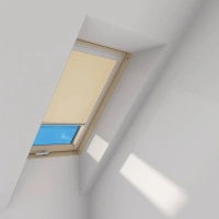 Roleta wewnętrzna do okna dachowego Fakro ARP Z-W/002 94x140 rozpraszająca elektryczna