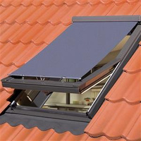 Markiza zewnętrzna do okna dachowego Fakro AMZ/089 RAL 7022 78x140 manualna