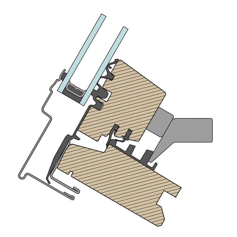 Zestaw okno dachowe ROOFLITE+ Solid Pine AAY C2A B900 drewniane + kołnierz falisty TFX 55x78