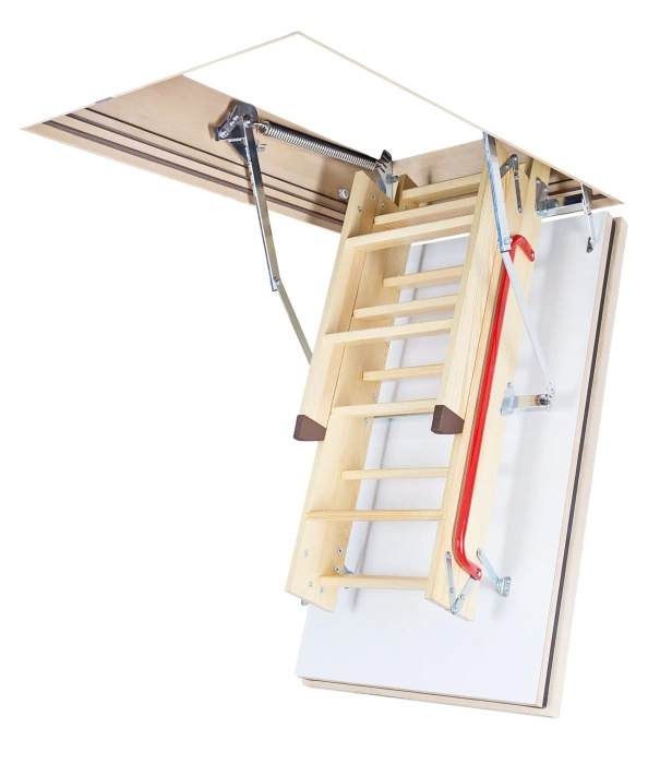 Schody strychowe Fakro LWF 60 70x130/280 drewniane ognioodporne