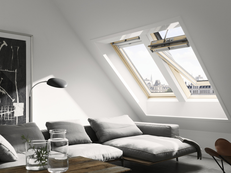 Okno dachowe Velux GLL MK06 106130 RAL 7043 78x118 3-szybowe drewniane