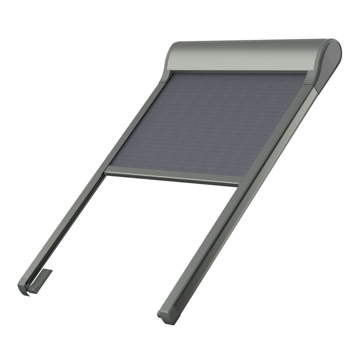 Markiza zewnętrzna do okna dachowego Fakro AMZ EL.230 092 RAL 7022 114x140 elektryczna