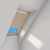 Roleta wewnętrzna do okna dachowego Fakro ARP/240 94x118 rozpraszająca manualna