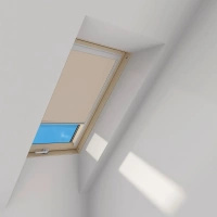 Roleta wewnętrzna do okna dachowego Fakro ARP Z-W/240 78x140 rozpraszająca elektryczna