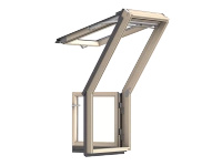 Balkon dachowy Velux GEL M08 3065 3-szybowy drewniany góra