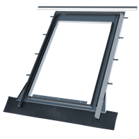 Kołnierz do okna dachowego OKPOL H9 RAL 7016 66x118 do pokryć do 9 cm