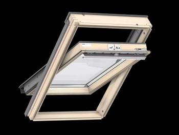 Okno dachowe Velux GLL SK08 1061 RAL 7043 114x140 3-szybowe drewniane