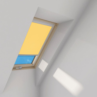 Roleta wewnętrzna do okna dachowego Fakro ARP Z-W/243 94x140 rozpraszająca elektryczna