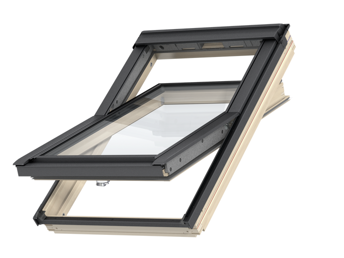 Okno dachowe Velux GLL MK08 1064B RAL 7043 78x140 3-szybowe drewniane