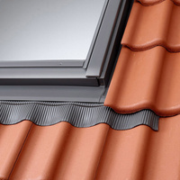 Kołnierz z BFX do okna dachowego Velux EZ CK04 1000 RAL 7043 55x98 do wymiany okien