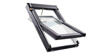 Okno dachowe ROTO Q42C Comfort Tronic 134x118 2-szybowe PVC radiowe