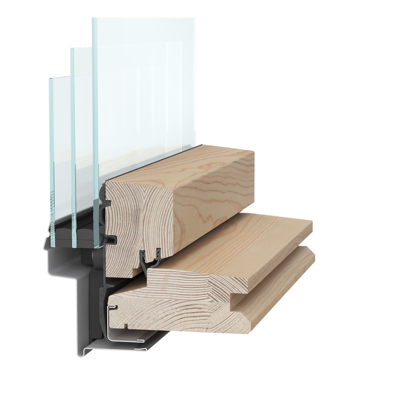 Okno dachowe MAGNETIC NEO AAY F6A B1500 3-szybowe drewniane 66x118 