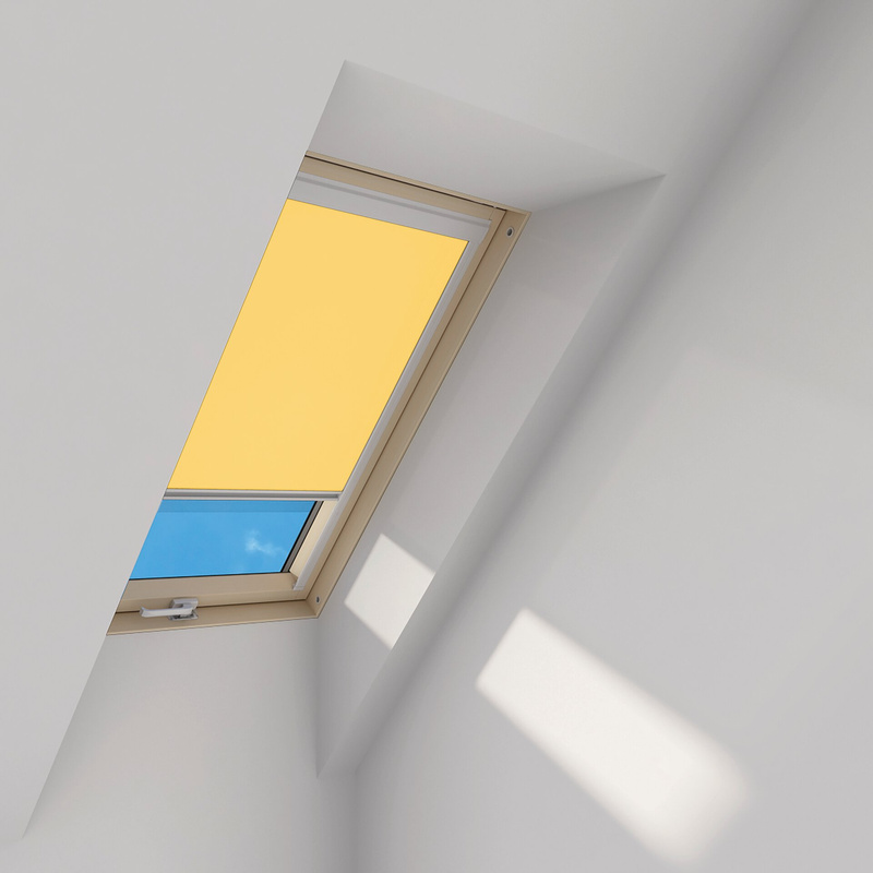 Roleta wewnętrzna do okna dachowego Fakro ARP Z-W/243 66x98 rozpraszająca elektryczna