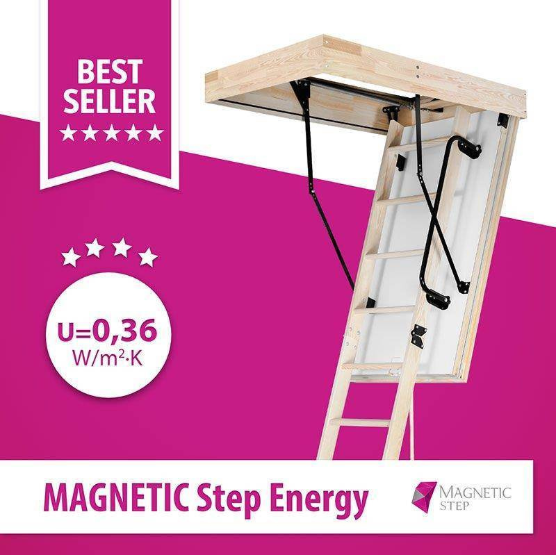 Schody strychowe MAGNETIC NEO STEP Energy 60x120