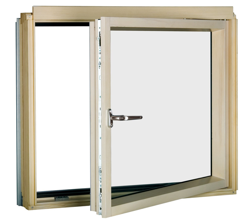 Okno kolankowe Fakro BDR P5 RAL 7022 94x137 3-szybowe drewniane