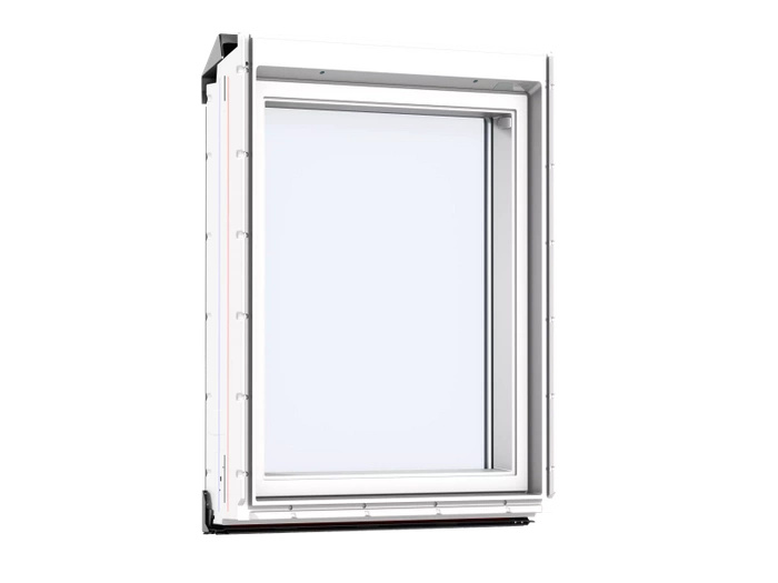 Okno dachowe kolankowe Velux VIU UK35 0066 134x95 3-szybowe drewniano-poliuretanowe