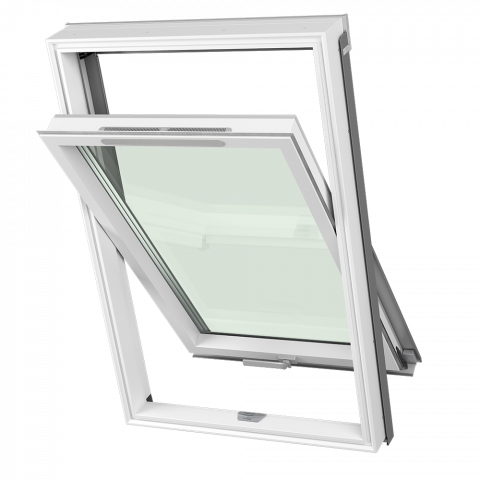 Okno dachowe DAKEA KEP P6A B1800 PCV 3-szybowe 94x118