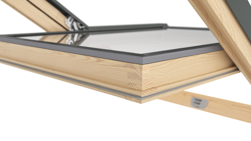 Zestaw okno dachowe MAGNETIC NEO + kołnierz + roleta solarna 78x118