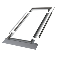 Kołnierz do okna dachowego Fakro KZV-1-P RAL 7022 134x118 kombi moduł skrajny lewy do pokryć falistych