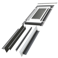 Kołnierz do okna dachowego Fakro EUV/B RAL 7022 78x160 do okien kolankowych