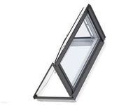 Okno wyłazowe Velux GXU CK06 0066 55x118 3-szybowe drewniano - poliuretanowe