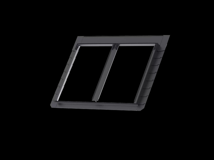 Kołnierz do okna dachowego Velux EBL PK10 0321B 94x160 duo do płaskich pokryć dachowych
