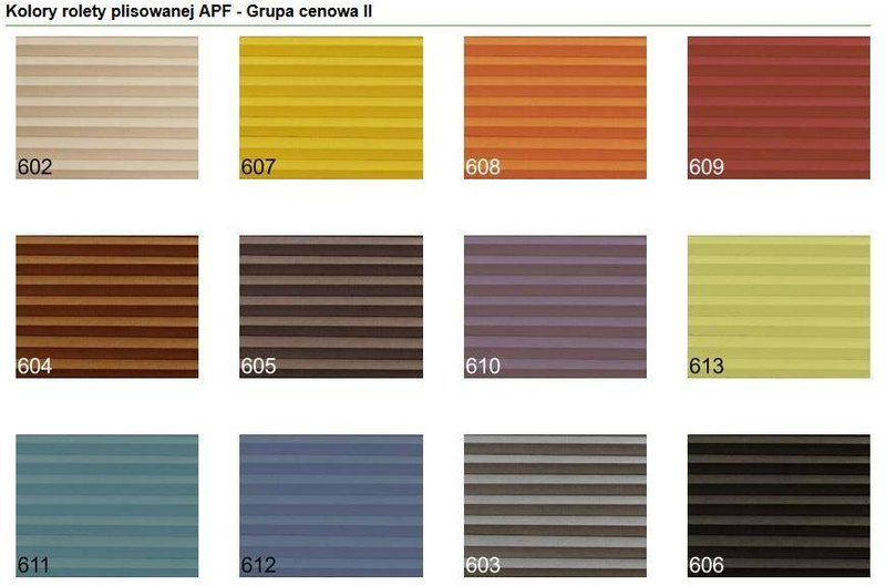 Roleta wewnętrzna do okna dachowego Fakro APF/602 134x118 zaciemniająca plisowana manualna