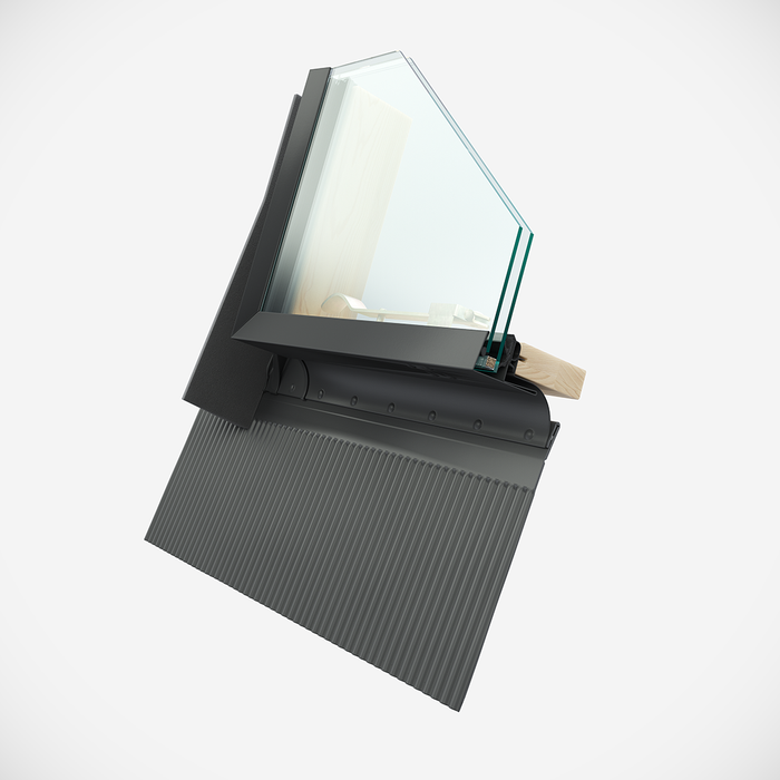 Wyłaz dachowy ROOFLITE+ Fenstro B300U 45x55 z kołnierzem paroprzepuszczalnym