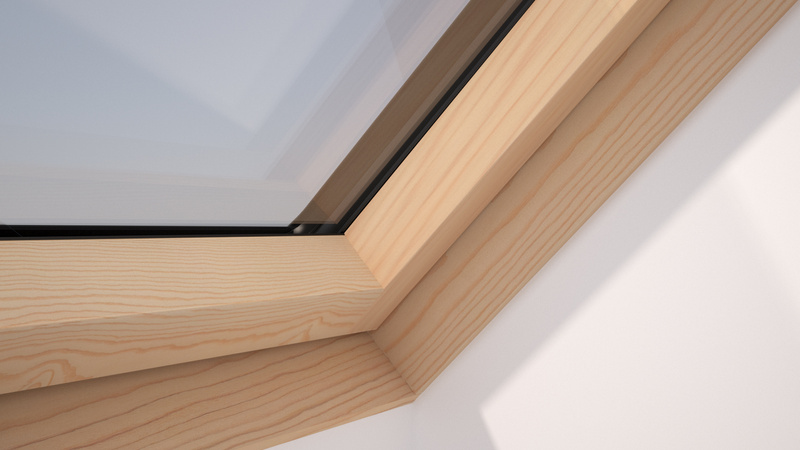 Okno dachowe MAGNETIC NEO AAY M6A B1500 78x118 3-szybowe drewniane