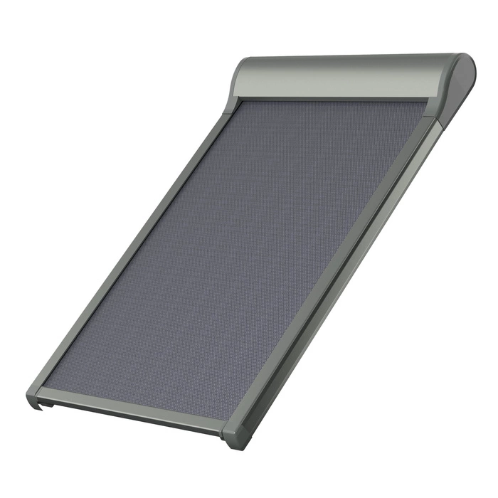 Markiza zewnętrzna do okna dachowego Fakro AMZ EL.230 092 RAL 9005 94x78 elektryczna