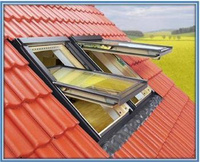 Kołnierz do okna dachowego Fakro KHN-2-P RAL 7022 114x78 kombi moduł środkowy do pokryć wysokoprofilowanych