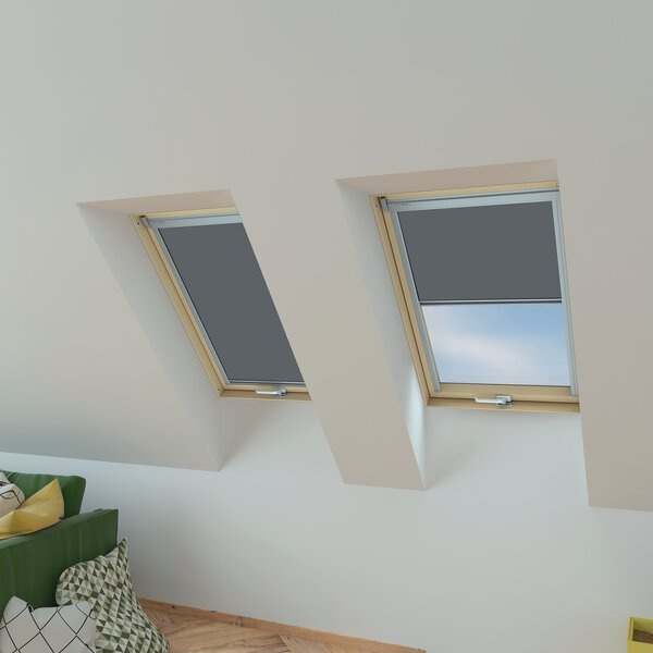 Roleta wewnętrzna do okna dachowego Fakro ARP WIFI/216 78x140 rozpraszająca elektryczna