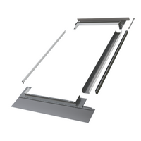 Kołnierz do okna dachowego Fakro KZV-2-P RAL 7022 134x78 kombi moduł środkowy do pokryć falistych