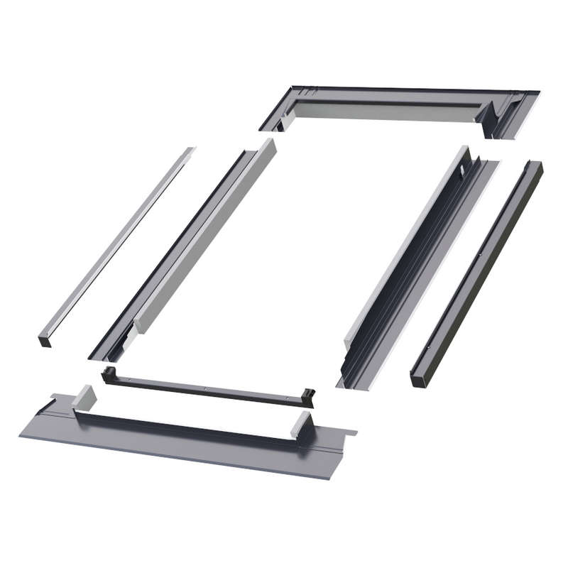 Kołnierz do okna dachowego Fakro ESV-T AX00 RAL 7016 48x98 do pokryć płaskich