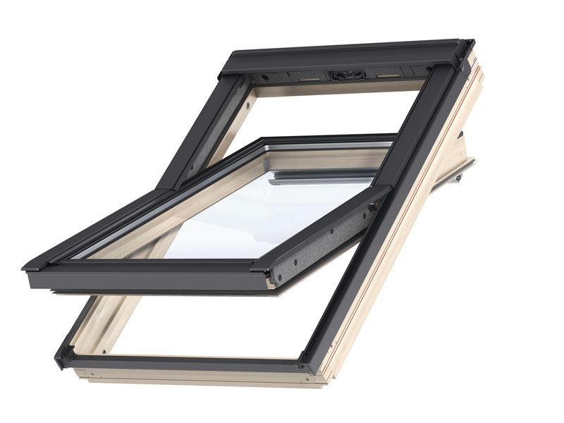 Okno dachowe Velux GLL PK06 1061 RAL 7043 94x118 3-szybowe drewniane