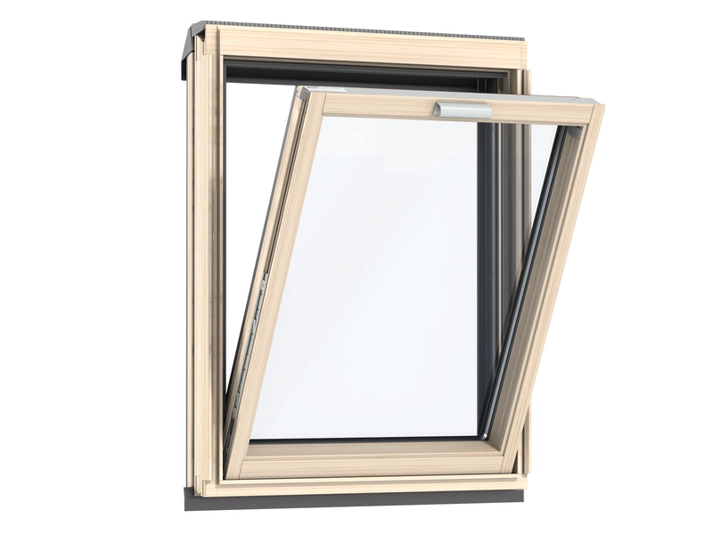 Okno dachowe kolankowe VELUX VFE MK31 2368 78x60 3-szybowe drewniane