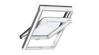 Okno dachowe Velux GLU FK08 0051 RAL 7043 66x140 2-szybowe drewniano-poliuretanowe