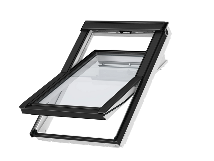 Okno dachowe Velux GLU FK06 0561 66x118 3-szybowe drewniano-poliuretanowe czarne