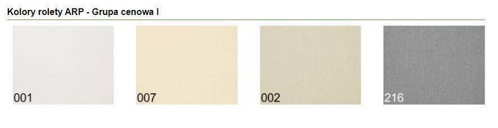 Roleta wewnętrzna do okna dachowego Fakro ARP/216 55x98 rozpraszająca manualna