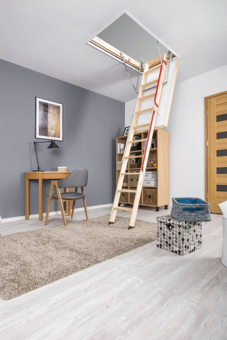 Schody strychowe Fakro LWL EXTRA 70x120/280 drewniane