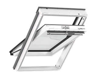 Okno dachowe Velux GLU PK08 0061 RAL 7043 94x140 3-szybowe drewniano-poliuretanowe