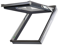 Okno dachowe Fakro PPP-V/AC MAX U4 RAL 7022 55x98 3-szybowe PVC