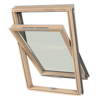Okno dachowe DAKEA KEV P8A B1800 drewniane 3-szybowe 94x140