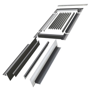 Kołnierz do okna dachowego Fakro EUV/B RAL 7022 78x118 do okien kolankowych