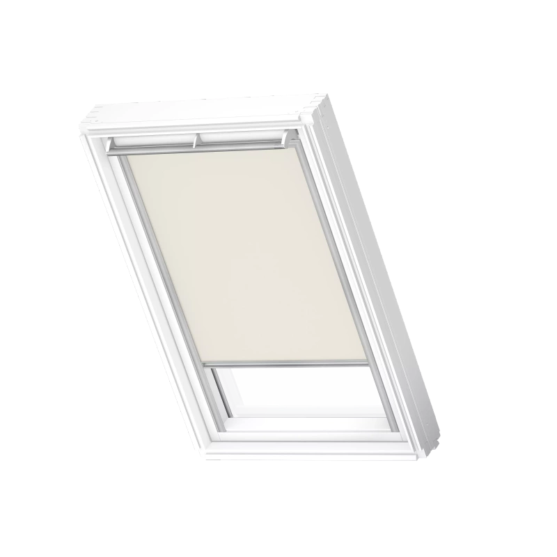 Roleta wewnętrzna do okna dachowego VELUX DKL 206 1085S 66x118 zaciemniająca manualna 