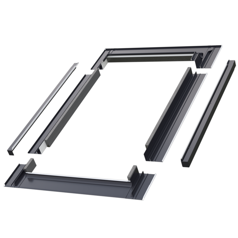 Kołnierz do okna dachowego Fakro ESV-T RAL 7016 55x140 do pokryć płaskich