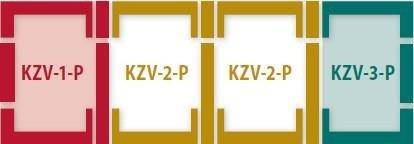 Kołnierz do okna dachowego Fakro KBV-1-PT RAL 7022 55x98 kombi moduł skrajny lewy do blachy panelowej