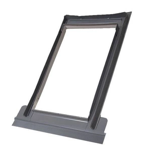 Kołnierz do okna dachowego ROOFLITE+ TFX C2A RAL 7043 55x78 do pokryć falistych